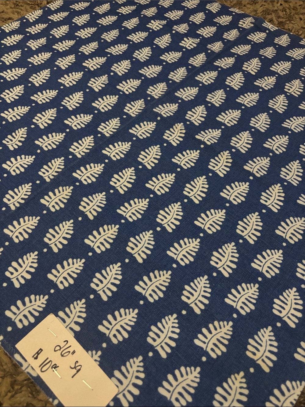 Thibaut Ferndale Navy fabric sample